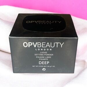 OPV Beauty Loose Setting Powder – Deep (1 oz) | Matte Finish & Long-Lasting Hold